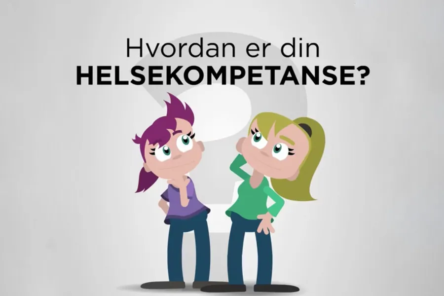 To animerte jenter med et sprøsmålstegn bak