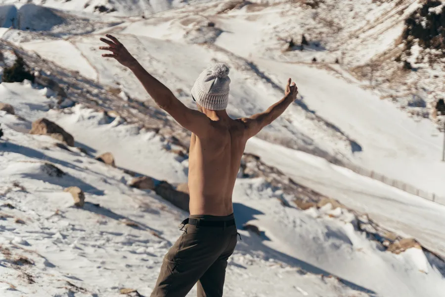 Mann på fjellet