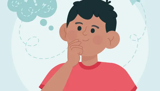 A person holding the hand to the mouth