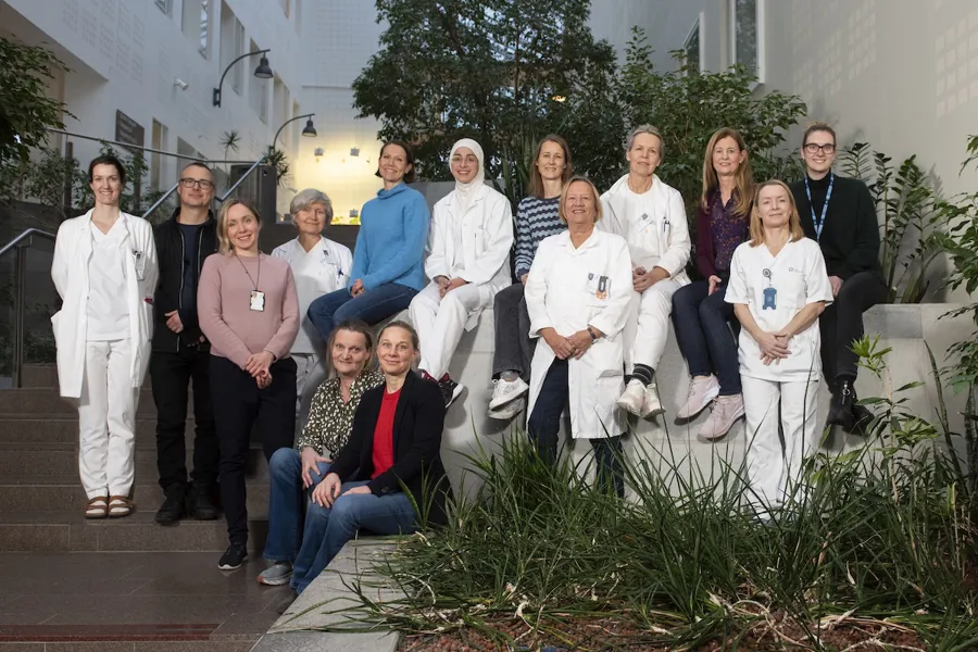 Fra venstre: Siri Opsahl Hetlevik, Nils Bolstad, Johanna Gehin, Anne Marit Selvaag, Nina Krafft Sande, Imane Bardan, Pernille Bøyesen, Berit Flatø, Vibke Lilleby, Anna-Birgitte Aga, Irene Urnes Tjernlund, Martine Mesel Isom. In front: Anita Tollisen and Karen Holten.