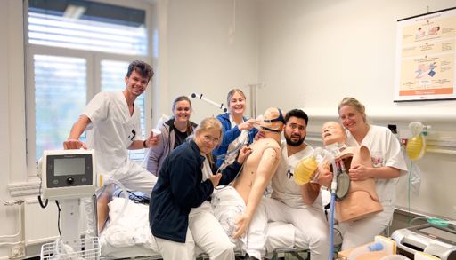 A group of people posing for a photo